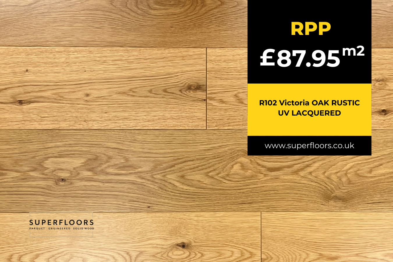 R102 Victoria OAK RUSTIC UV LACQUERED