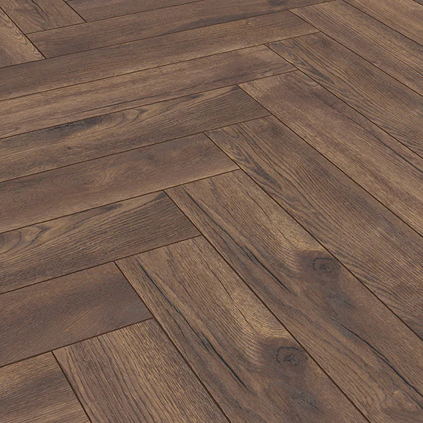 Calais Oak Herringbone 8mm Laminate Flooring