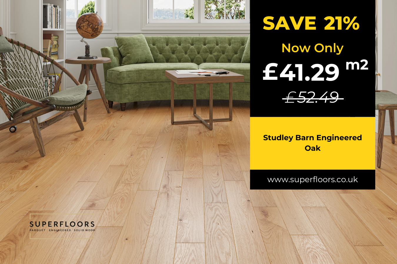 Studley Barn Engineered Oak
