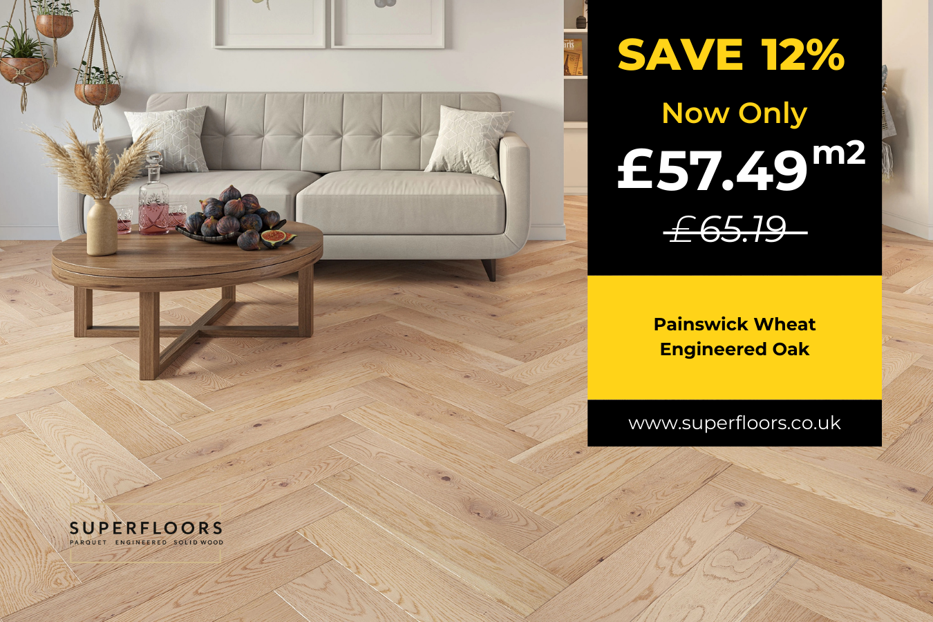 Painswick Wheat Engineered Oak