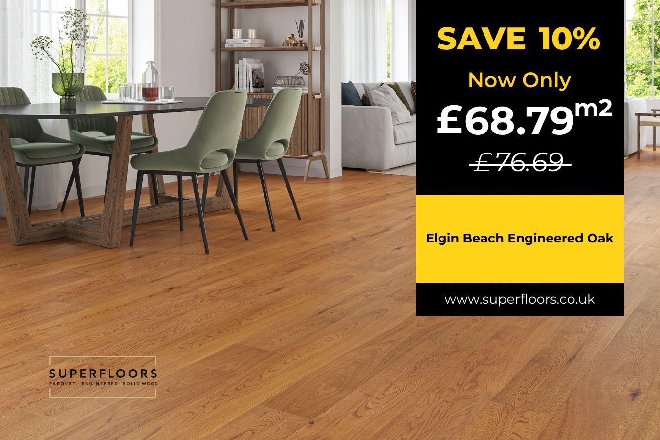 Elgin Beach Engineered Oak