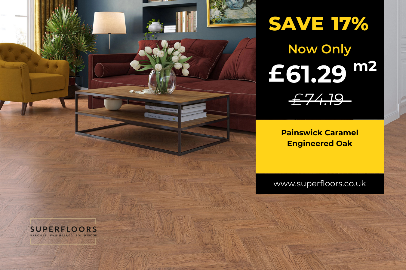 Painswick Caramel Engineered Oak