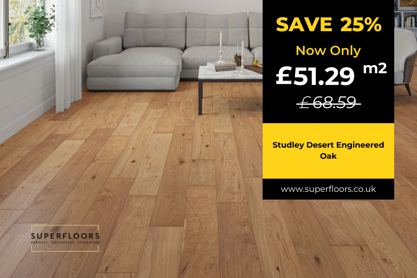 Studley Desert Engineered Oak