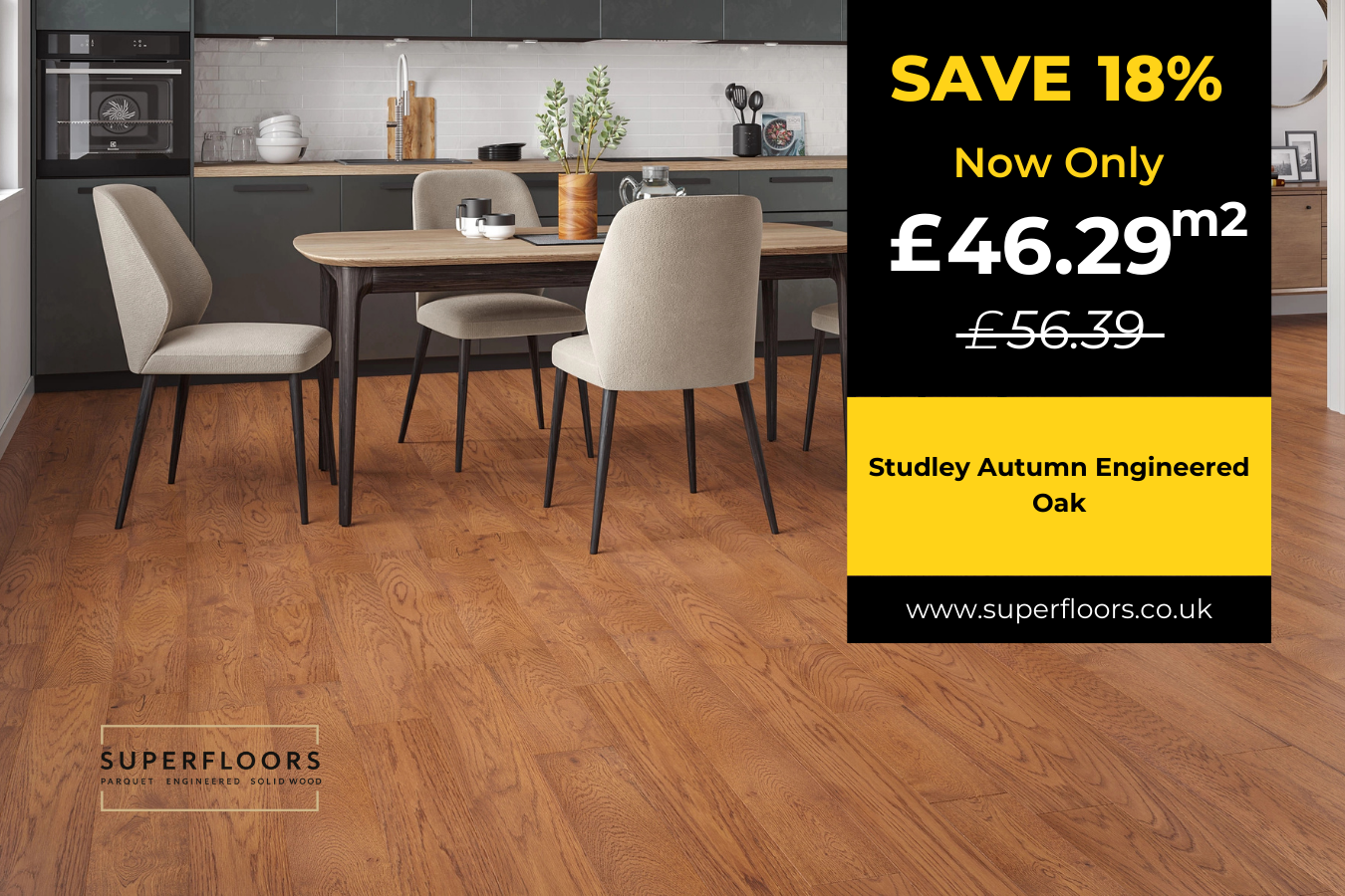 Studley Autumn Engineered Oak