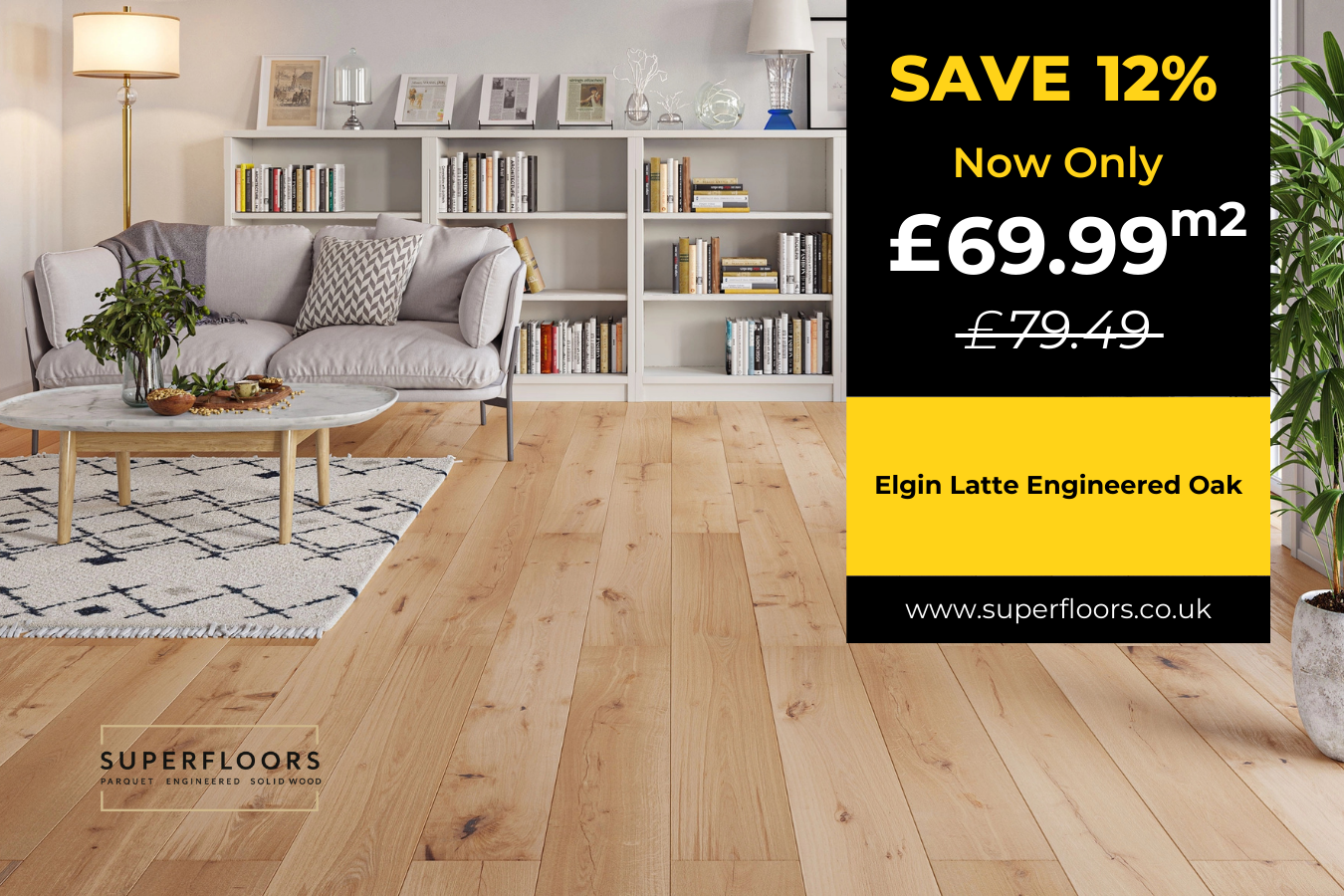 Elgin Latte Engineered Oak