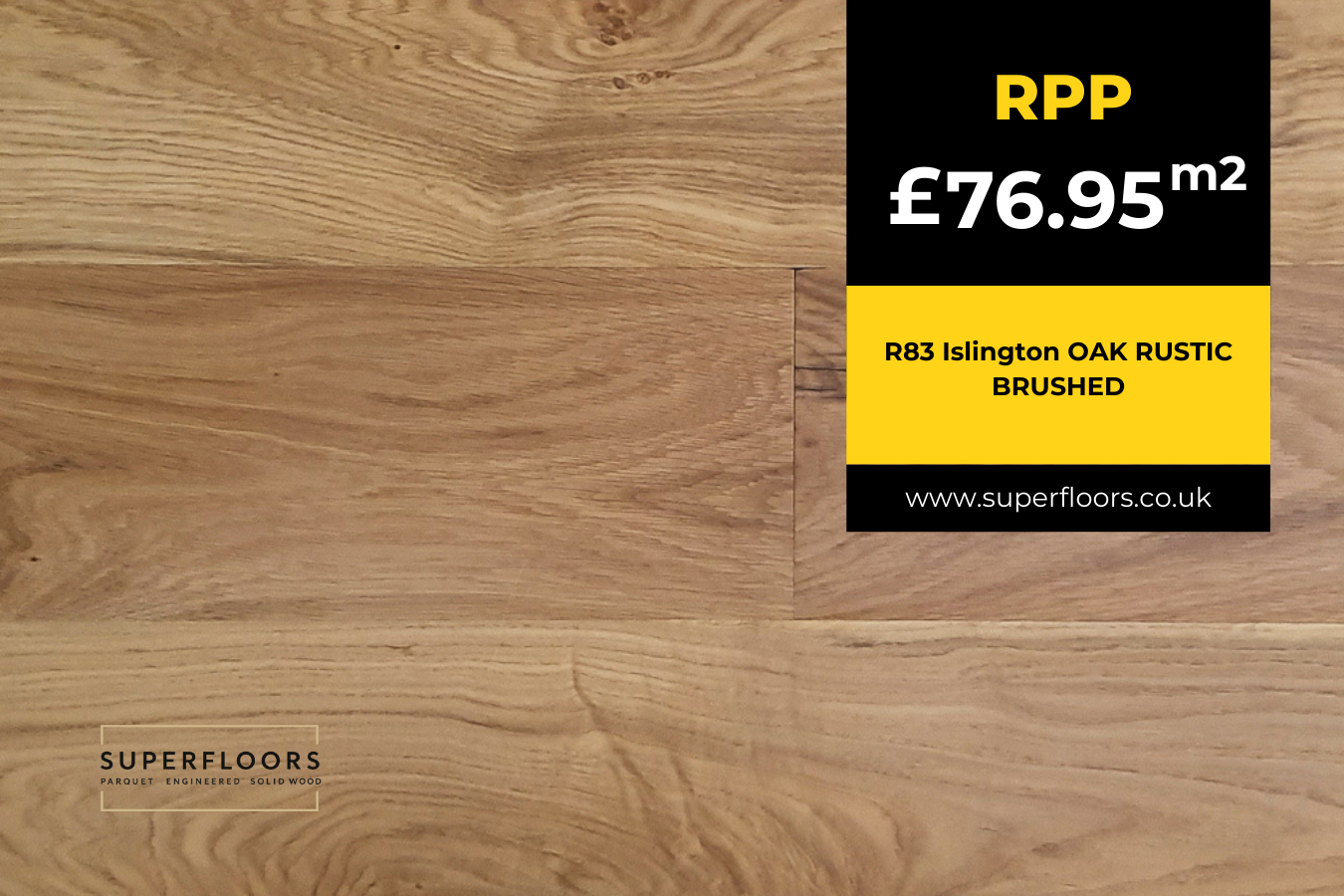 R83 Islington OAK RUSTIC BRUSHED