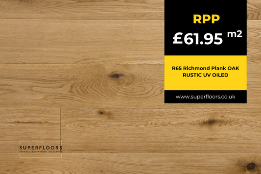 R65 Richmond Plank OAK RUSTIC UV OILED