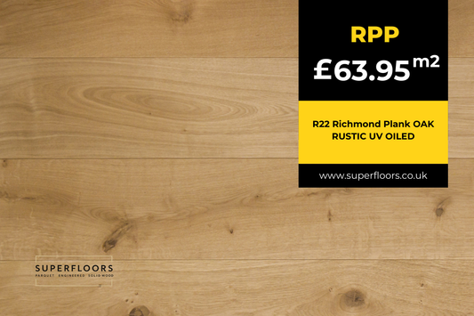 R22 Richmond Plank OAK RUSTIC UV OILED