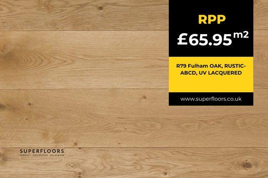 R79 Fulham OAK, RUSTIC-ABCD, UV LACQUERED